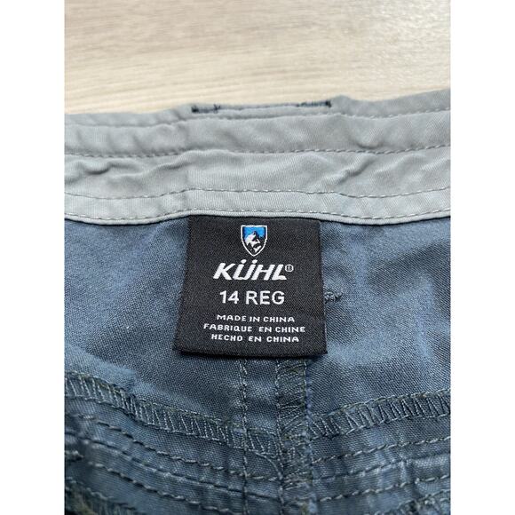 Kuhl Pants Womens 14 Gray Cargo Pockets Stretch Lightweight Adjustable Hiking - Picture 4 of 10